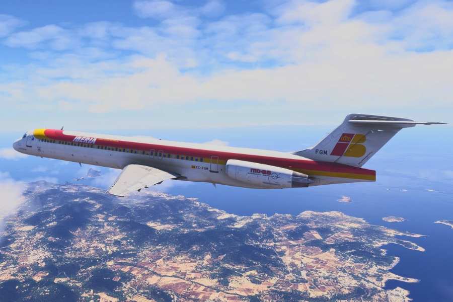 Leonardo Fly the Maddog MD-88 Iberia