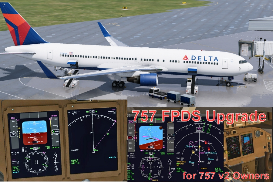 FF / VMAX 757 FPDS Upgrade DAL Delta Livery