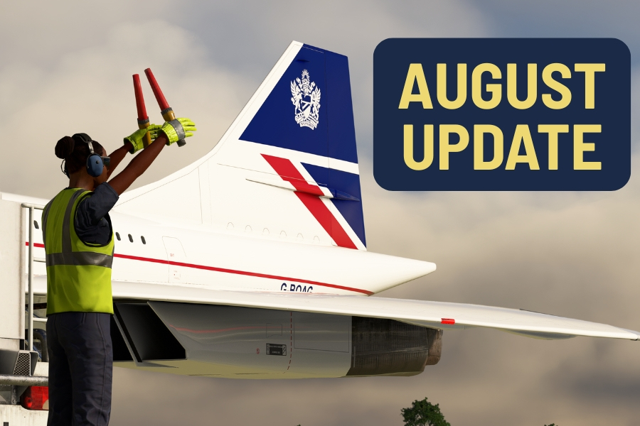 Circuit Avionics August Update - BA Concorde Landor and Marshaller