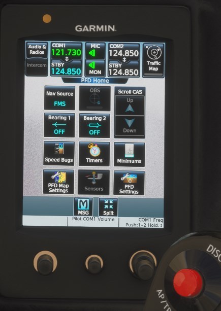 Citation Sovereign Nav Source Selection (Left GTC)